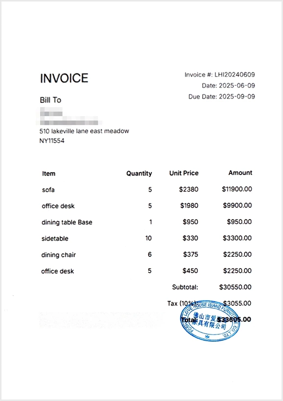 Invoice