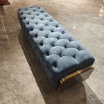 Luxury Bed Room Furniture Modern for King Bedroom Home Frame Upholstered Single Side Design Back Beds Luxury Bed