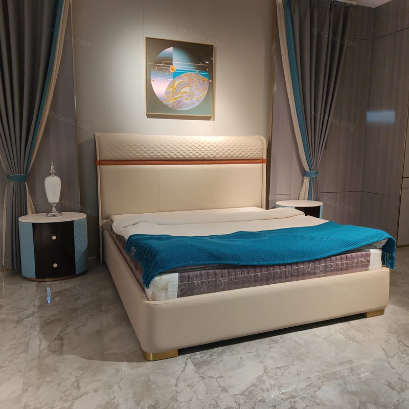 Bed Room Furnitures Set Side Home Luxury King Size Sets Beds Queen Double 2024 Single With